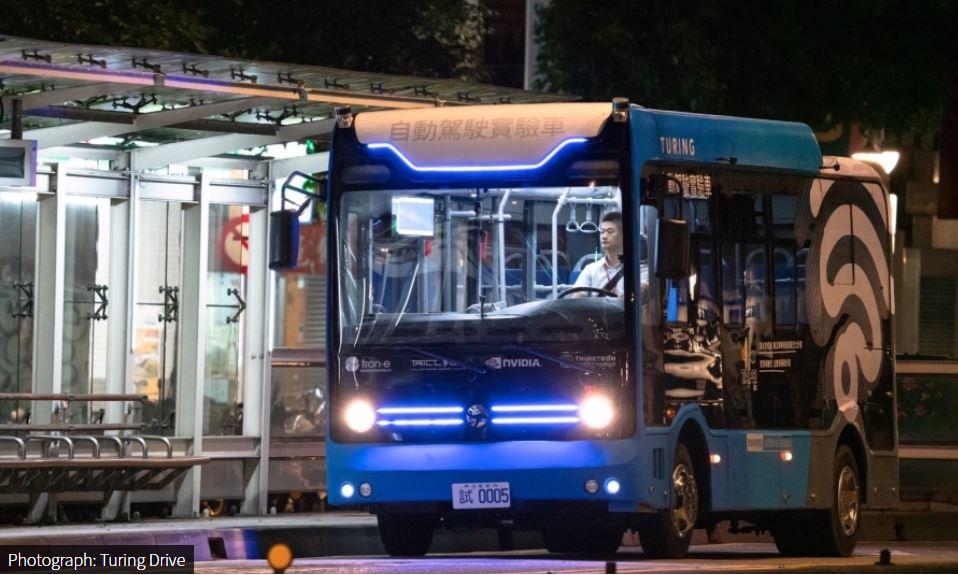 Turing Drive to launch self-driving bus service for public transit in Taipei