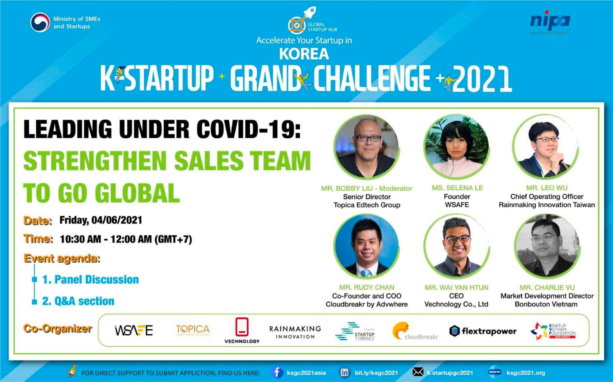 6/4【Online】Leading under Covid-19: Strengthen sales teams to go global