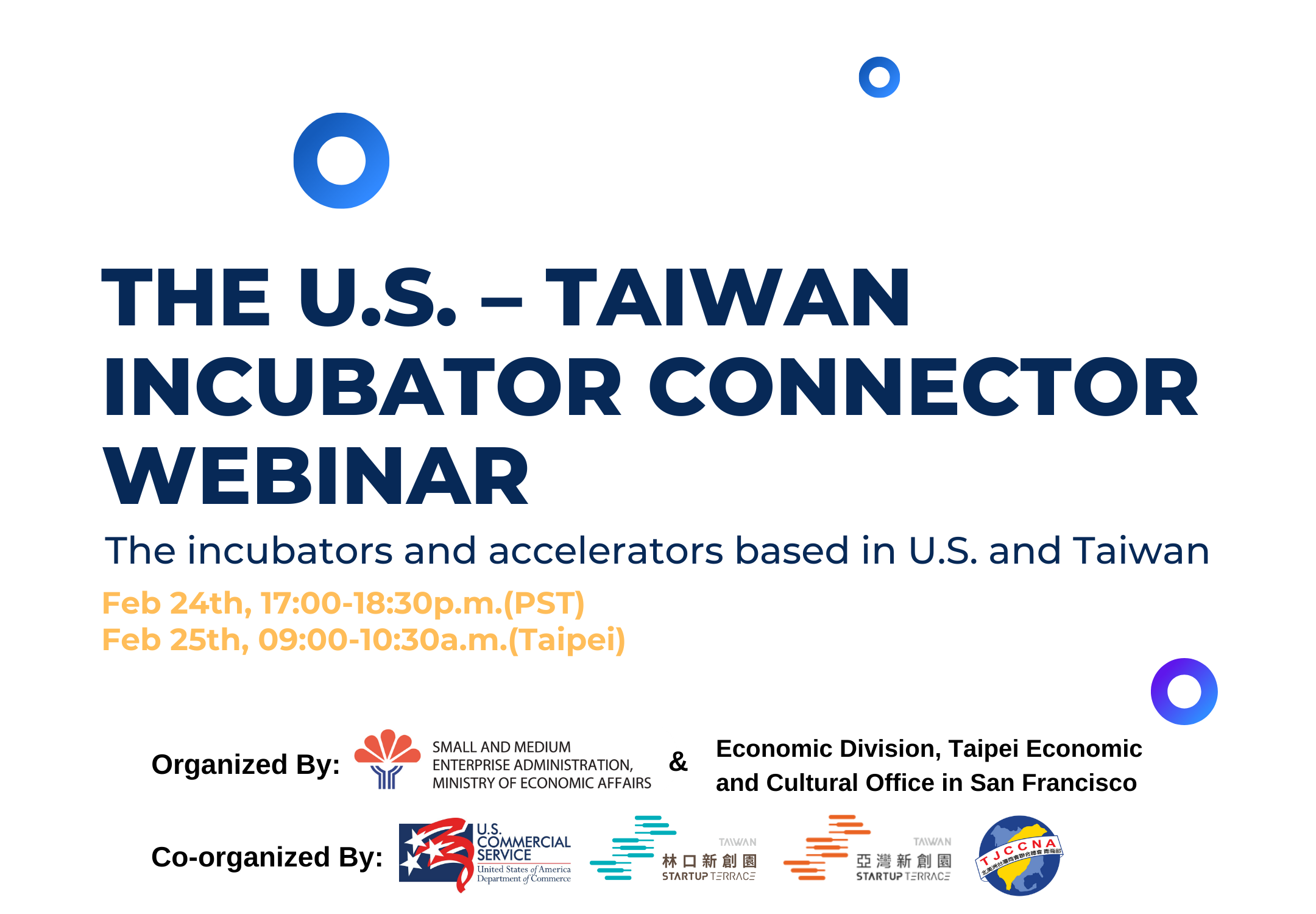 The U.S.-Taiwan Incubator Connector Webinar