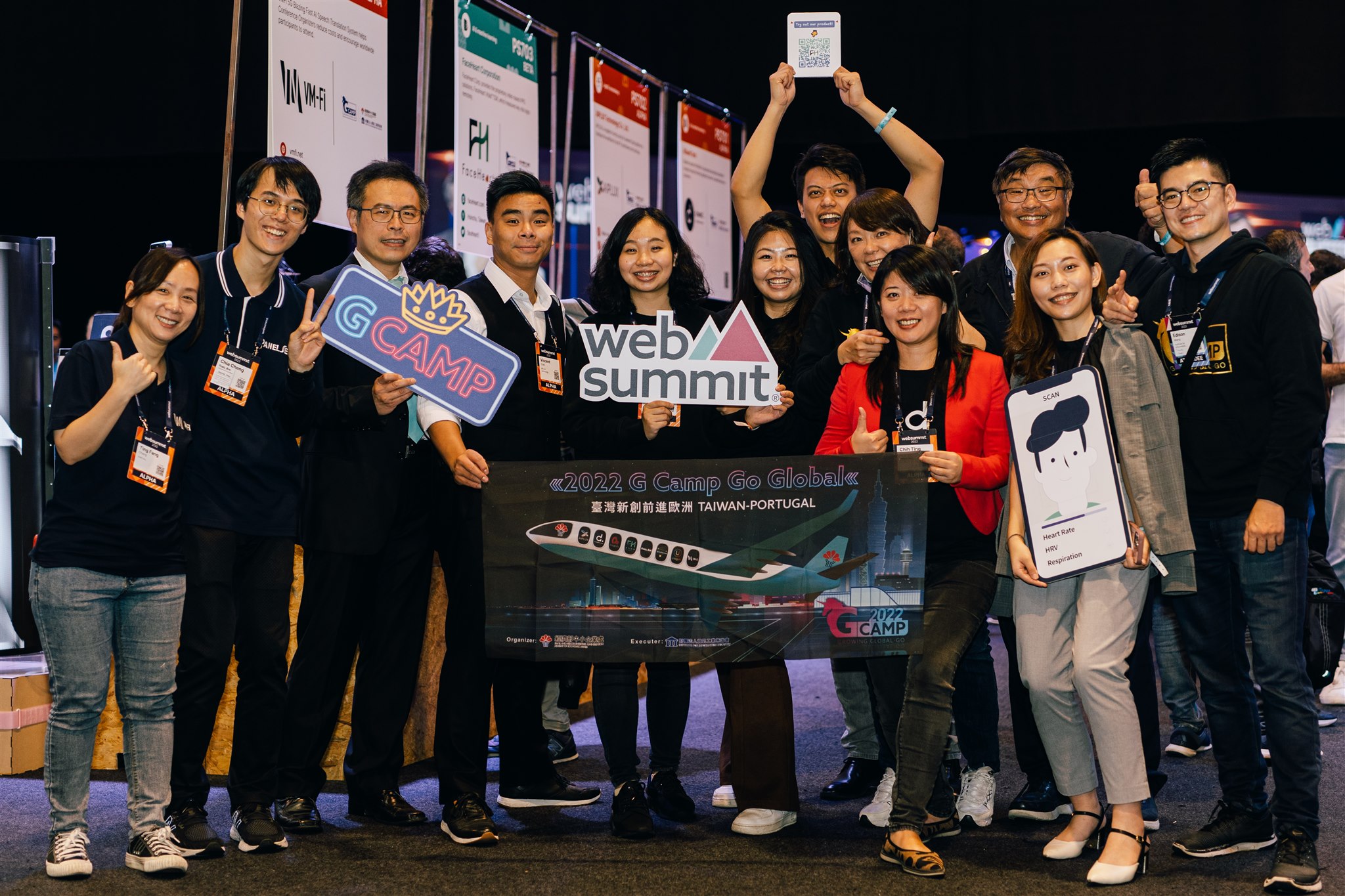 【G Camp Go Global】 Taiwan's game-changing startups shine internationally at Web Summit.