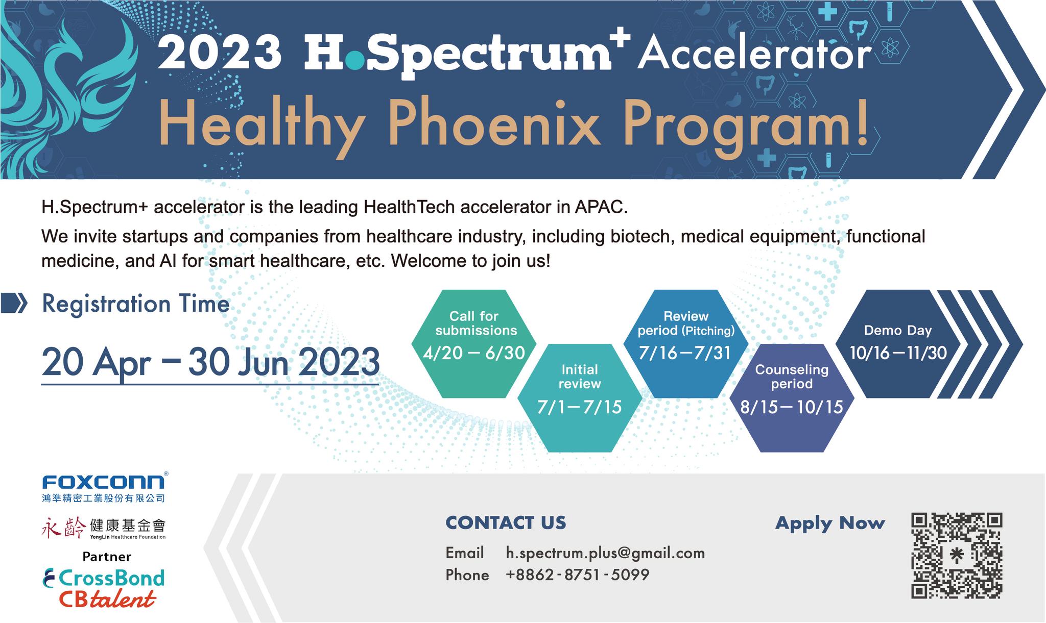 2023 H.Spectrum+ Accelerator Healthy Phoenix Programme . Apply Now!