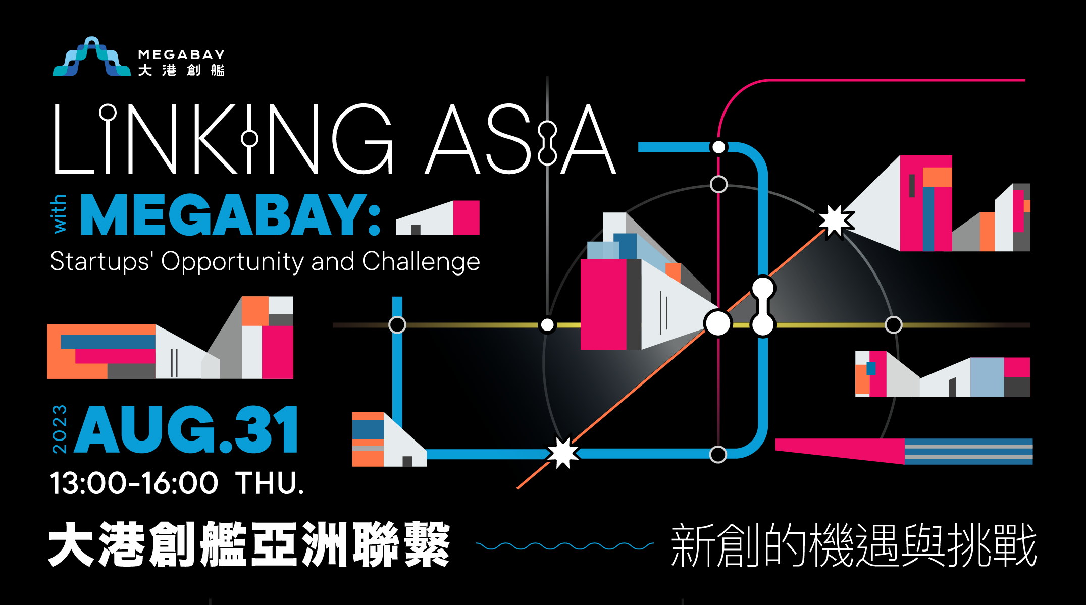 MEGABAY is going to depart from 85 Sky Tower, Kaohsiung, leading the startup partners to the globe!