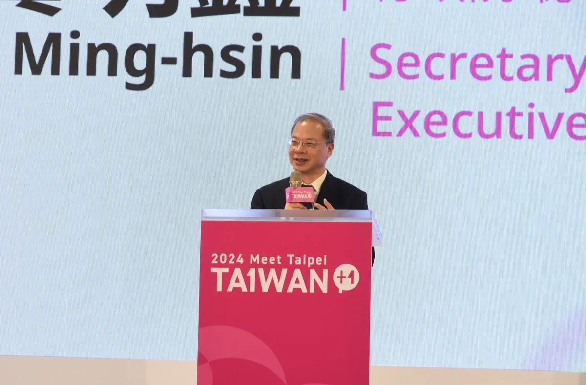 Executive Yuan Secretary-General Kung Ming-hsin at the 2024 Meet Taipei Startup Festival