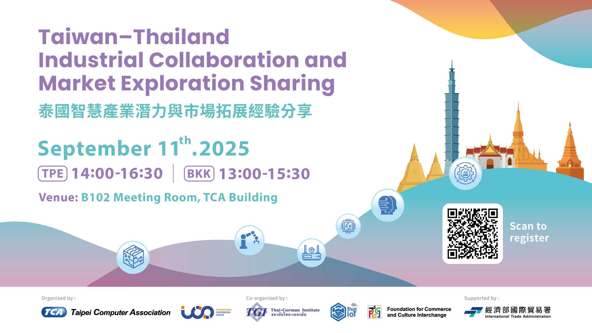 Taiwan–Thailand Industrial Collaboration & Market Exploration Sharing is here!