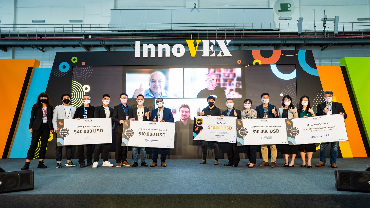 臺灣新創團隊於InnoVEX創新創業競賽大放異彩