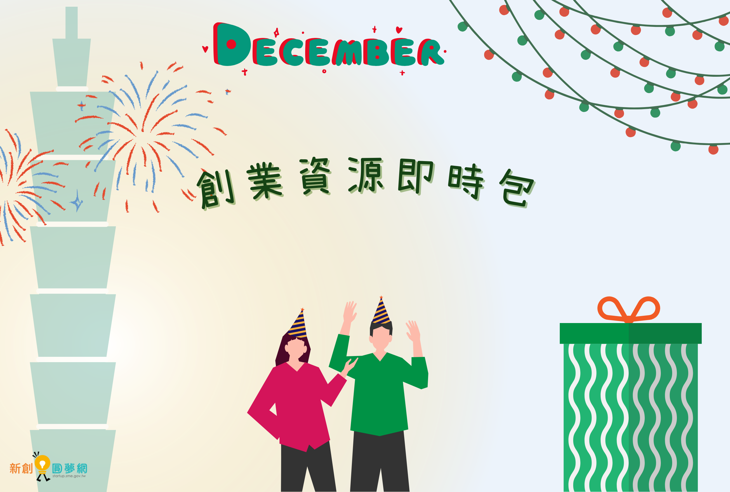 【創業資源即時包】 114年12月全國創業資源資訊一次瀏覽